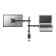 Neomounts FPMA-D550NOTEBOOK 10-32" Full Motion Desk Mount Single Monitor Arm with Laptop Holder - Black