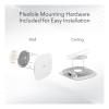 NETGEAR AX3000 WAX615-100EUS WiFi 6 Access Point has flexible mounting hardware that is easy to install on a pipe/wall/ceiling