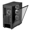 DeepCool CC560 ARGB V2 Mid Tower ATX Gaming PC Case with 4 x RGB Fans - Black