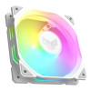 ASUS TUF Gaming TR120 ARGB Reverse 120mm PWM Case Fan White - 3-Pack