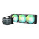 TRYX PANORAMA 360mm ARGB 3D Amoled AIO Liquid CPU Cooler - Black