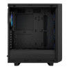 Fractal Design Meshify 2 RGB Black case showing RGB lighting and premium design elements in the front panel.
