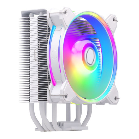 Cooler Master Hyper 212 Halo White 120mm RGB Fan CPU Cooler for High Performance