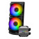 MSI Mag Coreliquid M240 all-in-one cooler with stylish black finish and RGB lighting.
