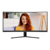 AOC CU34B3E 34" Quad HD VA 120Hz 1ms HDR10 UltraWide Curved Monitor with Speakers