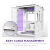 NZXT H9 Flow RGB+ (2025) Dual Chamber Mid Tower ATX Gaming PC Case - White