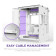 NZXT H9 Flow RGB+ (2025) Dual Chamber Mid Tower ATX Gaming PC Case - White