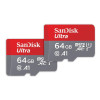 SanDisk Ultra 64GB microSDXC Memory Card - Red