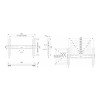 Neomounts WL35S-850BL16 42-86" Slim 3.5cm 60kg VESA 600x400 Tilting TV Wall Mount - Black