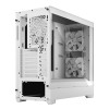 Fractal Design Pop Silent White ATX Mid Tower Tempered Glass PC Case