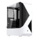 1st Player F3-A-WH Tempered Glass Mid Tower PC Case - White