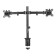 Neomounts FPMA-D550DBLACK 10-32" Full Motion Desk Mount Clamp & Grommet Dual Monitor Arm - Black