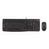 Logitech MK120 Keyboard & Mouse Combo - Black