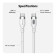 Hyper HyperJuice 240W Silicon USB-C to USB-C Cable 6 Feet - White