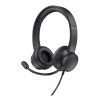 Trust Ayda USB PC Wired On-Ear Stereo Headset - Black