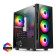 CiT Flash RGB Tempered Glass Micro ATX Gaming PC Case - Black
