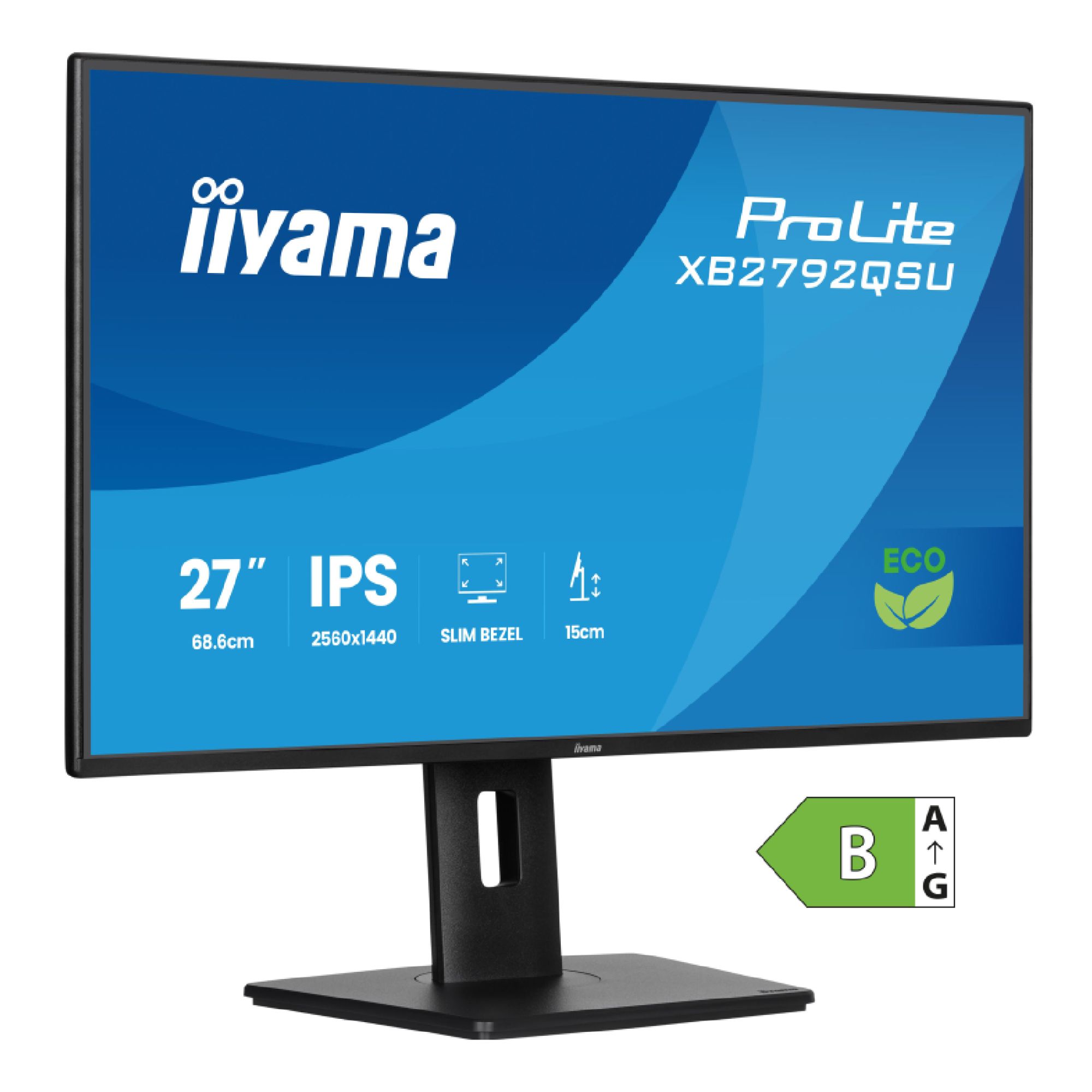 iiyama 27 IPS Quad HD 120Hz Adjustable Energy Efficient Monitor