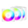 ARCTIC P14 Pro 140mm Reverse A-RGB PWM Fan - White 3 Pack