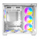 Antec C5 ARGB Tempered Glass Mid Tower Gaming PC Case - White