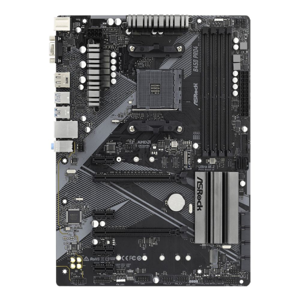 B450 PRO4 R2.0 Asrock B450 ATX AMD Motherboard
