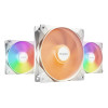 be quiet! Light Wings LX 120mm ARGB PWM Case Fan - White Triple Pack
