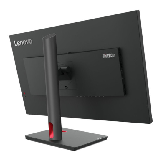Side view of Lenovo ThinkVision P32p-30 with slim design and adjustable stand