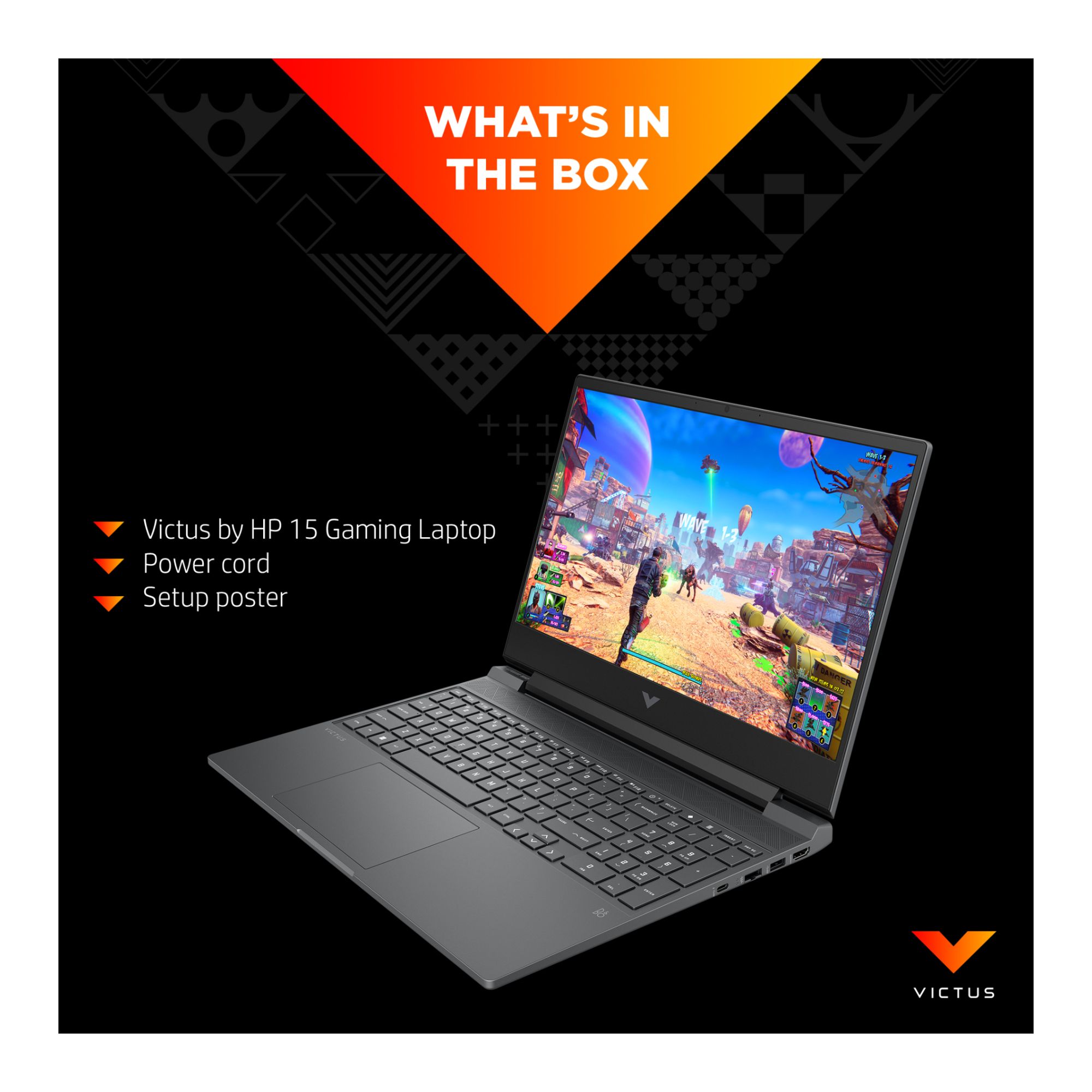 HP Victus 15 Intel Core i5 16GB RAM 512GB SSD RTX 4050 144Hz 15.6
