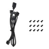 DeepCool FL12 120mm PWM Reverse PC Case Fan - Black 3 Pack