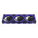 ASUS Prime MR120 ARGB 120mm Reverse PC Fan Triple Pack - Black