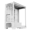 CiT Pro Diamond XR Tempered Glass Mid Tower Gaming PC Case - White