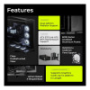 TRYX LUCA L70 Tempered Glass Mid Tower Gaming PC Case - Black