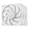 DeepCool FD12 120mm PWM PC Case Fan - White 3 Pack