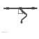 Neomounts NM-D775DX3BLACK 17-27" Full Motion Gas Spring Triple Monitor Arm - Black