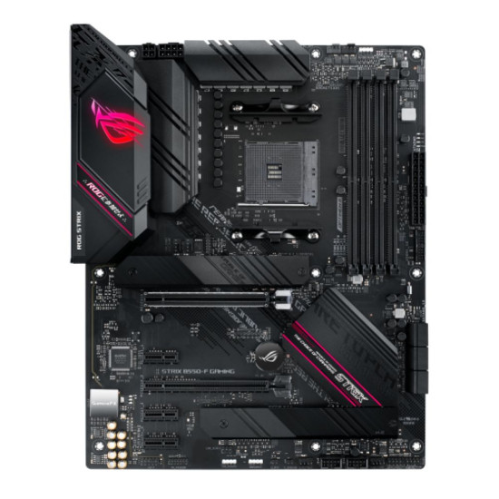 ASUS ROG STRIX B550-F motherboard with advanced network connectivity for online gaming
