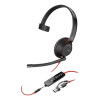 POLY Blackwire 5210 Monaural  Wired USB-A Mono Headset - Black