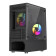 Vida Genesis Micro-ATX ARGB Tempered Glass Gaming PC Case - Black