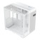 1st Player RT5 WH Tempared Glass Micro Tower Gaming PC Case - White