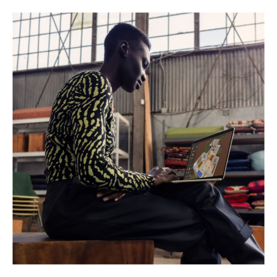 Platinum Microsoft Surface Pro 9 with 16GB RAM and 512GB SSD
