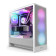 NZXT H5 Flow RGB Tempered Glass Mid Tower Gaming PC Case - White