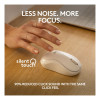 Logitech M240 Silent RF Wireless Bluetooth Optical 4000 DPI Travel Mouse - White