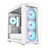 ASUS A23 PLUS RGB Tempered Glass Micro ATX Gaming Case - White