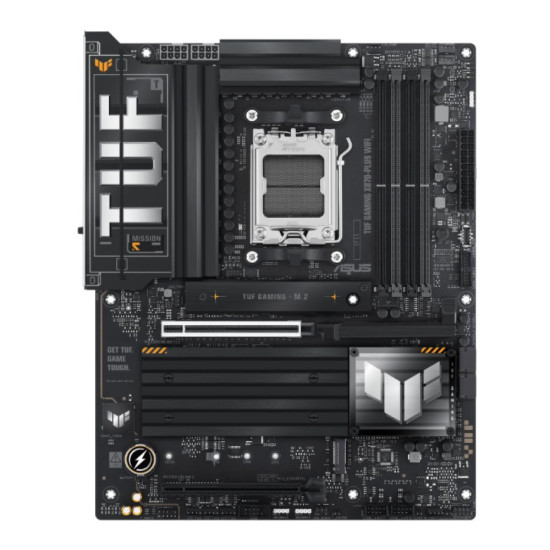 ASUS TUF GAMING X870-PLUS WIFI AMD motherboard with robust connectivity options