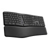 Trust Keyra Ergo Multi-device Full-size Wireless Keyboad - Black