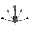 Logitech H111 Wired On-Ear Stereo Headset - Black