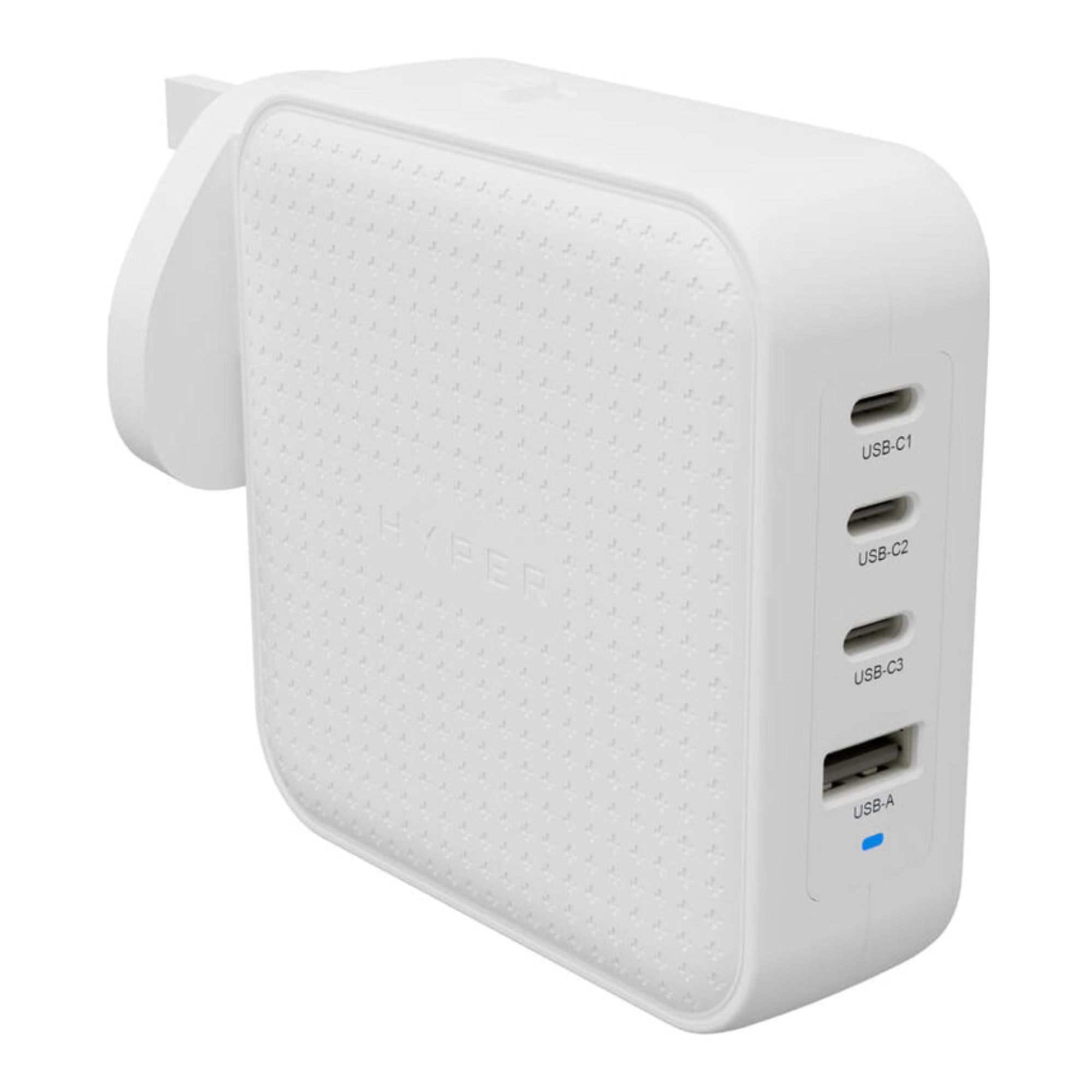 Hyper HyperJuice 100W USB-C GaN Safety Tested Travel Charger With 4 Ports - White