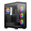 Vida Solus Black ARGB Tempered Glass ATX Gaming Case
