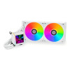 Lian Li GA II LCD Processor Liquid cooling kit 12 cm White Liquid Cooler