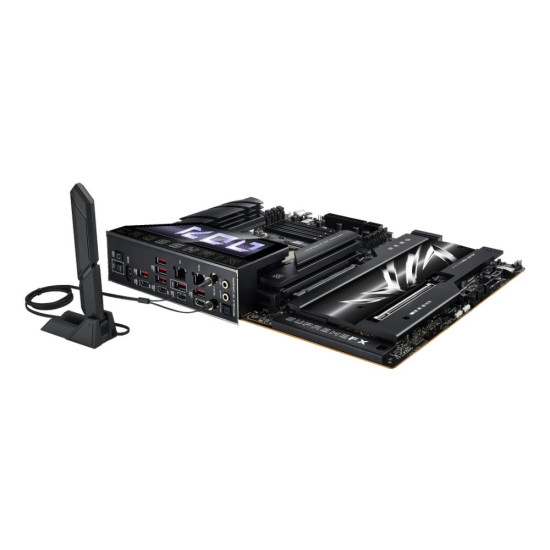 ASUS ROG Crosshair X870E HERO gaming ATX motherboard with AMD X870E socket