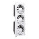 XFX AMD Radeon RX 9070 Quicksilver 16GB OC Graphics Card - White