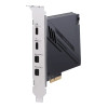 Refurbished - ASUS ThunderboltEX 4 interface Card with Dual Thunderbolt 4 (USBC) Ports - Black